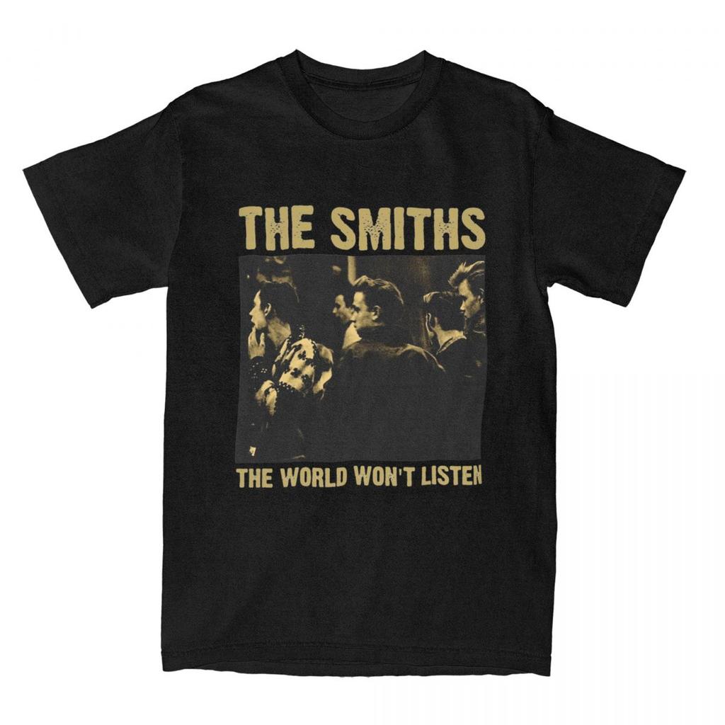 Футболка The Smiths Летняя Мода С Принтом Y2K Забавные Футболки 100% Хлопок Футболка Харадзюку Для Мужчин С Короткими Рукавами Повседневная Одежда