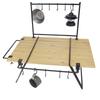 Outdoor Table Hanging Rod Convenience Camping Hiking Fishing Storage Rack Camp Kitchen Storage Cookware Tools