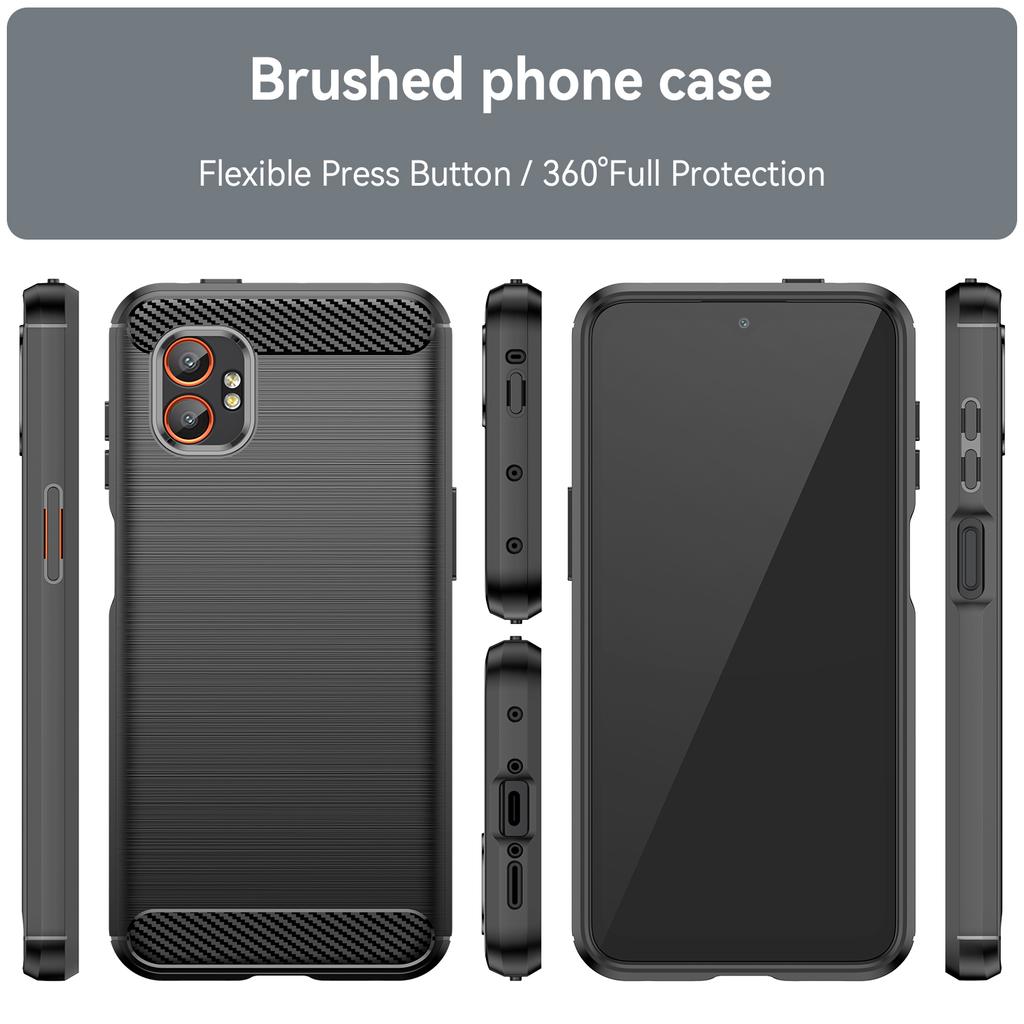 Samsung Galaxy XCover 7 Pro Case,Flexible TPU Fiber Protective Cover for Samsung Galaxy XCover 7 Pro
