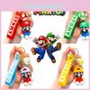 Super Mario Keychain Toy Bag Pendant Doll Kids Gifts Decorate Soft Glue Alloy