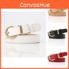 Ladies Stylish Pu Waist Belt With Metal Pin Closure For School And Leisure Styles