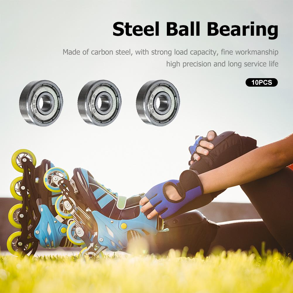 10pcs/lot Ball Bearing 625ZZ 5x16x5mm Carbon Steel Bearings 607 623 626 688 685 687 608 for Scooter Free shipping