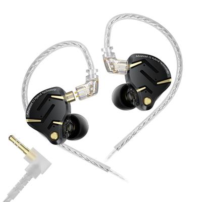 KZ ZS12 Pro 2 kz Наушники, Гибридные IEM-наушники 1DD+5BA, Проводные, Китайского производства, Встроенная электронная плата кроссовера, Звук качества HIFI, Совместимы с играми