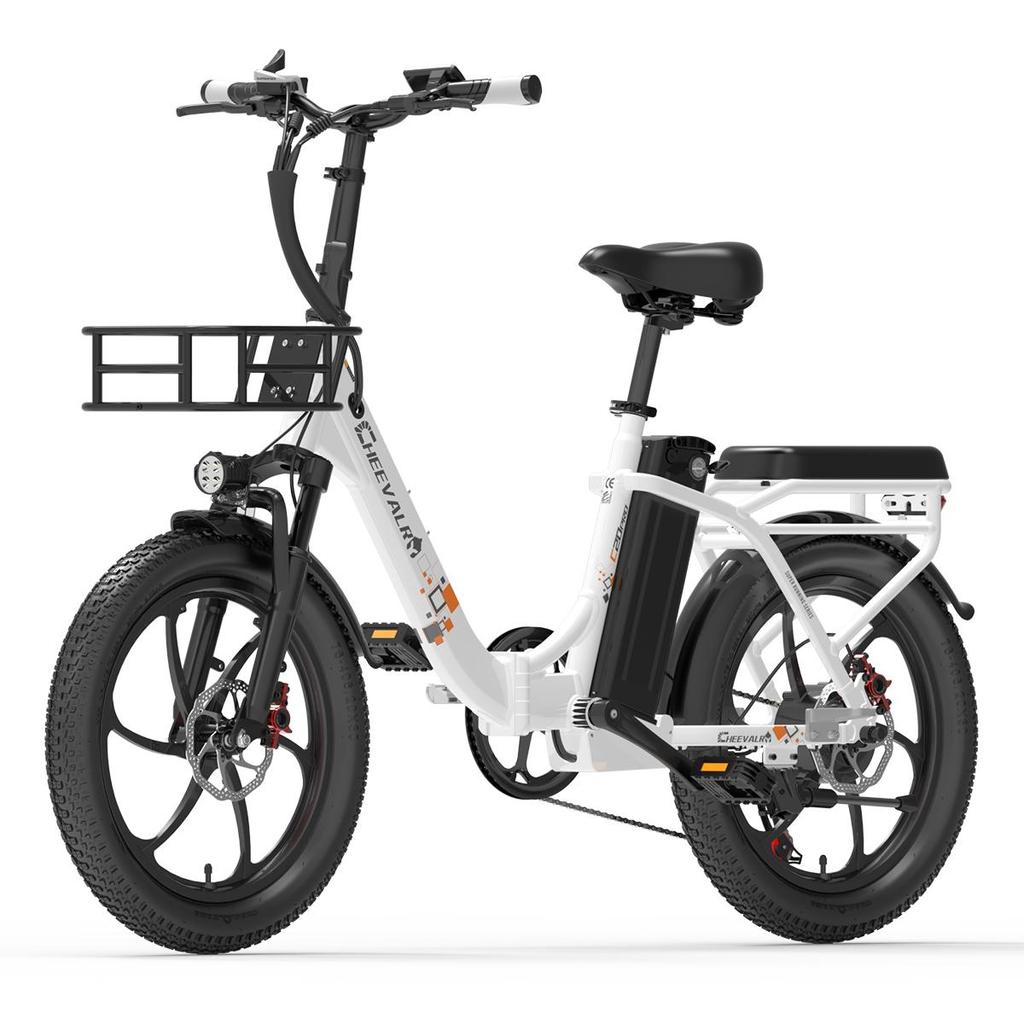 Складной электровелосипед Cheevalry C20 Pro 250 Вт, 20-дюймовые толстые шины, горный электровелосипед, 48 В 20 Ач