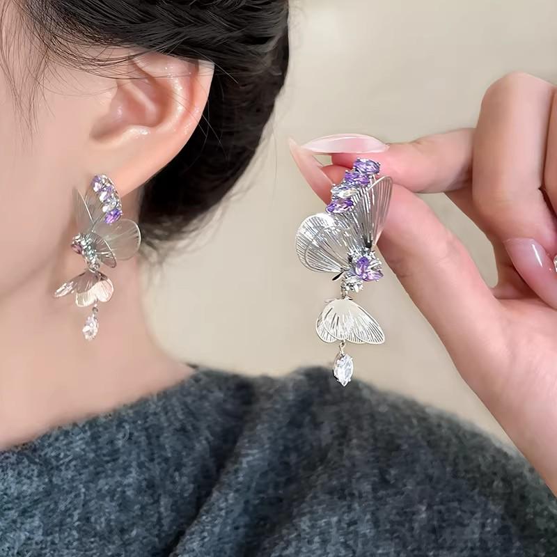 Вайб острой девчонки: 2025 Милые и Крутые Нишевые Серьги-кисточки - Шикарный и Стройнящий Длинный Дизайн