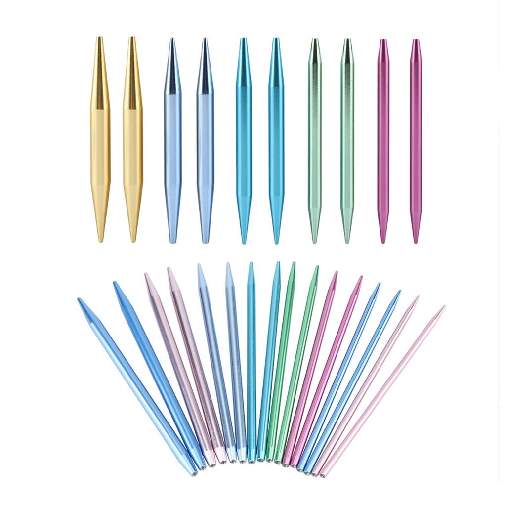 Interchangeable Aluminum Circular Knitting Needle Sets