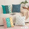 Seashell Pattern Cushion Cover Soft Short Plush Pillow Cover Smooth Cozy Texture Aesthetic Cushion Case Home Decor