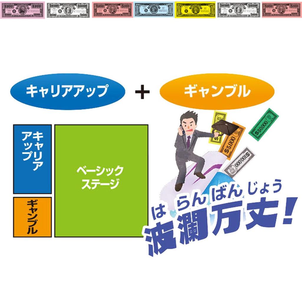 TAKARA TOMY Game of Life Package W504 X H297 X D75mm For 6 People Size