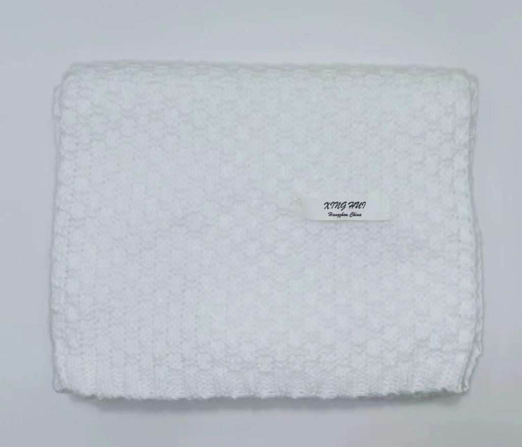 Осень и зима новый однотонный шарф модный универсальный вязаный теплый трендовый шарф женский