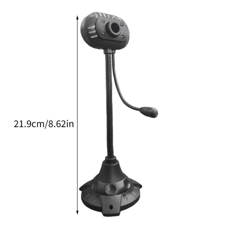 USB-камера с поворотом на 360 градусов и автофокусом для видеоконференций и прямых трансляций