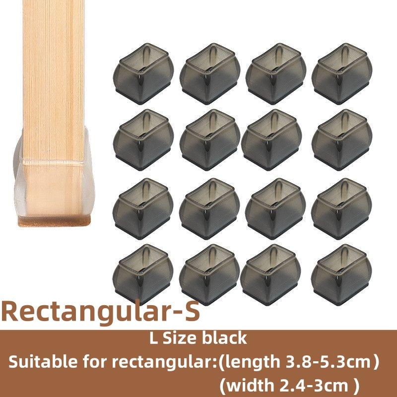 16Pcs Silicone Furniture Non-Slip Legs Pads Chair Leveling Feet Mat Hardwood Floors From Scratches Protectors Mat Home Decor