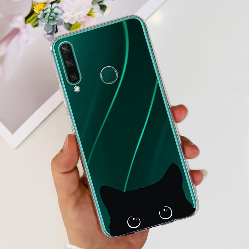 New Case For Huawei Y6p MED-LX9 Luxury Flower Love TPU Soft Silicone Back Cover For Huawei Y6p Y6P 2020 Bumper Phone Case Funda