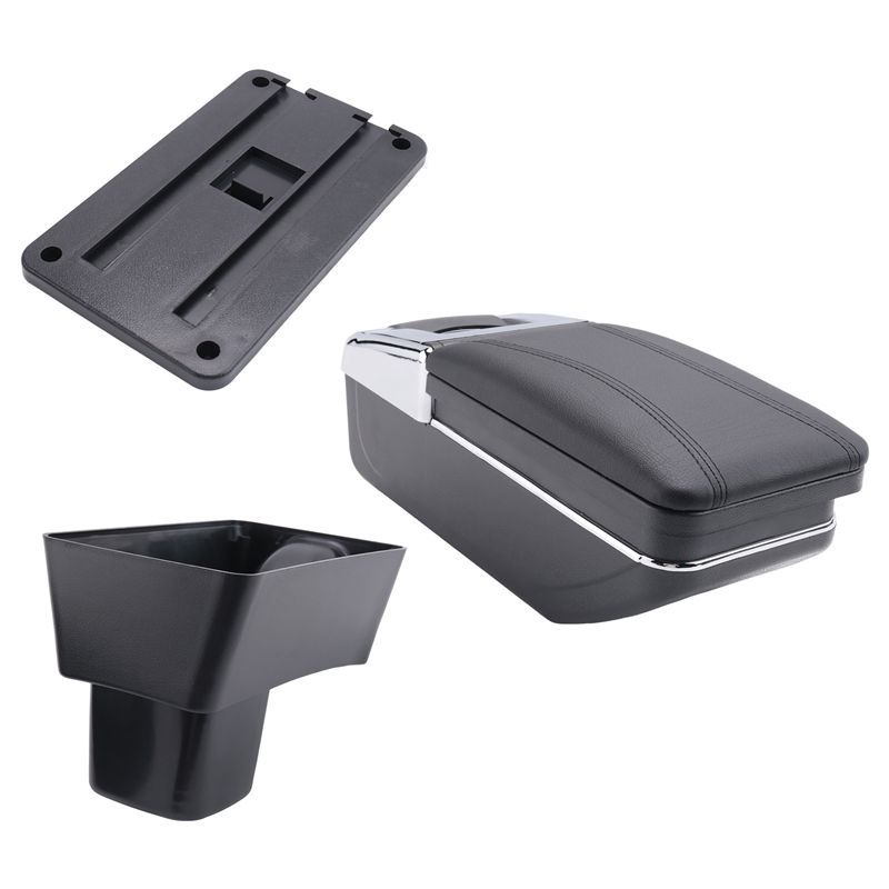 New Car Storage Box PU Leather Central Armrest Box For Swift 2005- Interior Accessories