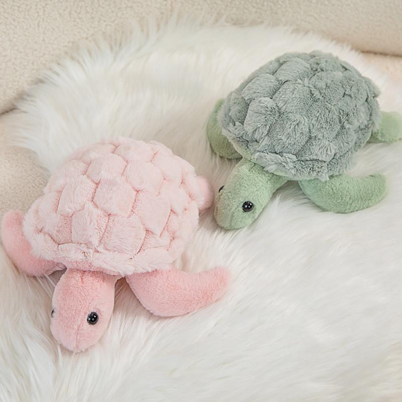 Plush Stuffed Turtle Toys Marine Organism Couple Dolls Girl Birthday Gifts