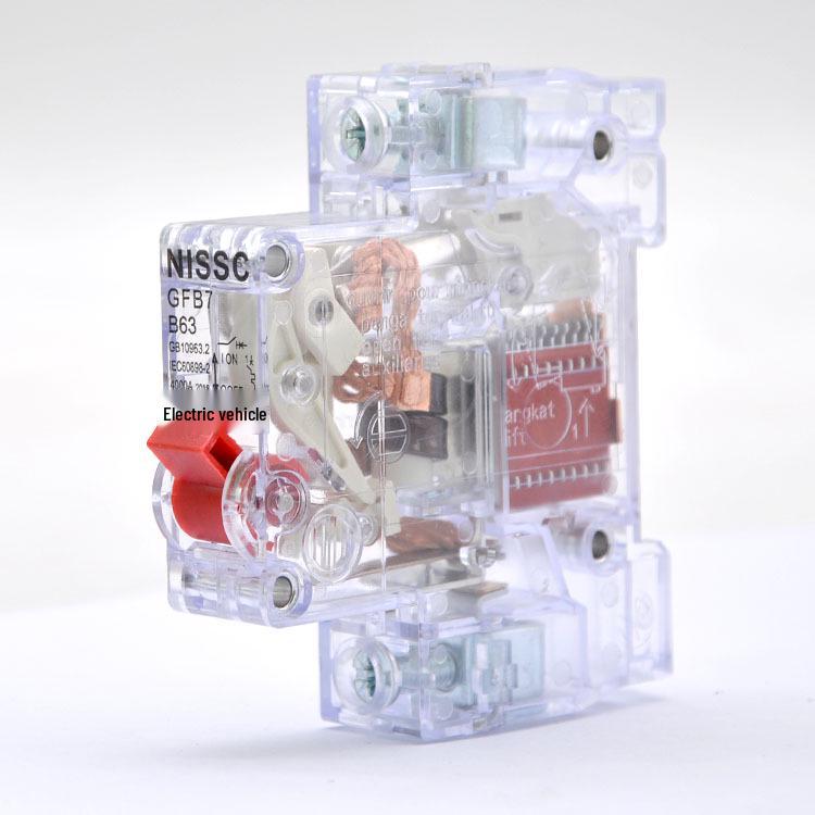 Автоматический выключатель B63A для электромобиля с устройством защитного отключения по остаточному току для 48 В/60 В/72 В.