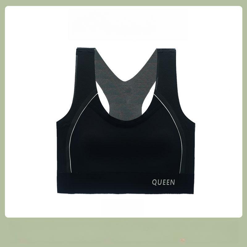 Seamless Bra Women's Beautiful Back Large-sized Sports Underwear Women's Top Support No Steel Coil Bra Anti-sagging Bra