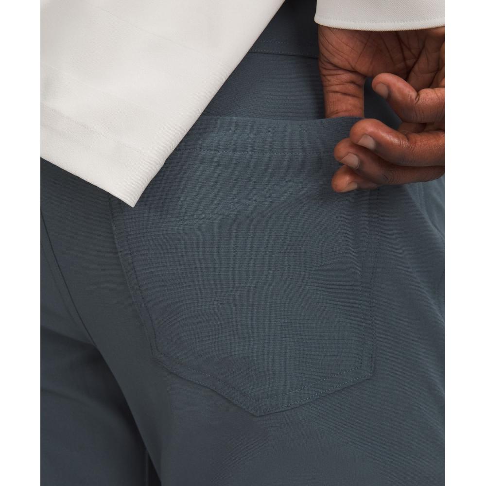 Lululemon Abc Slim Fit 5 Pocket Pant 34l Warpstreme Oil Grey