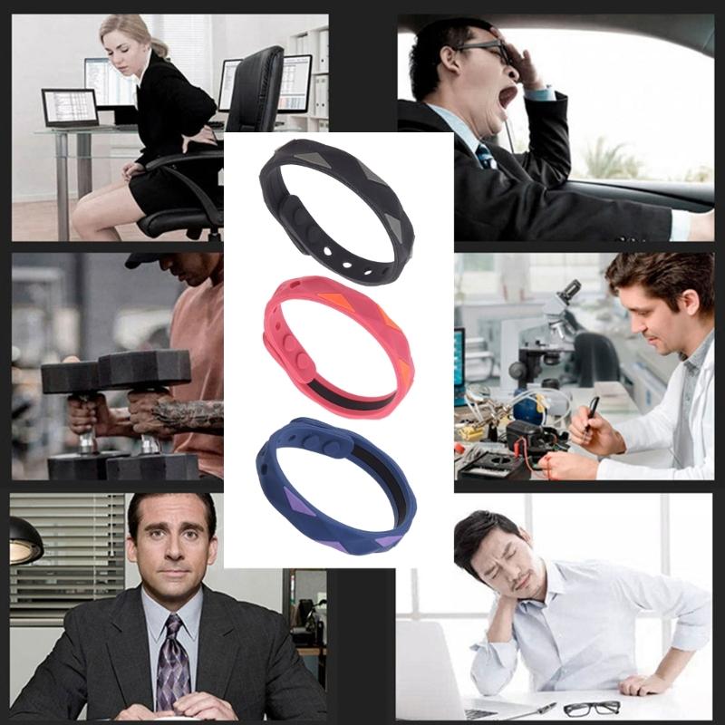 Силиконовый браслет Статический браслет Мода Антистатические изделия Унисекс 3 цвета Снятие статического электричества