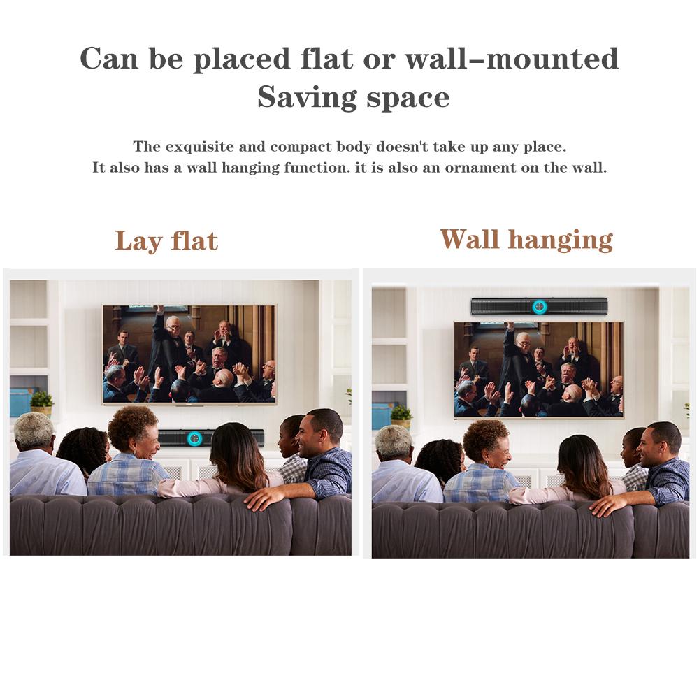 Wireless Bluetooth Sound Bar Speaker System Super Power Sound Speaker Wired Wireless Surround Stereo Home Theater TV Projector
