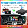 Беспроводной Android Auto подходит для Mercedes Benz ABCE CLA GLA GLK ML Sprinter NTG 4.5 Becker Module Apple Carplay Navigation