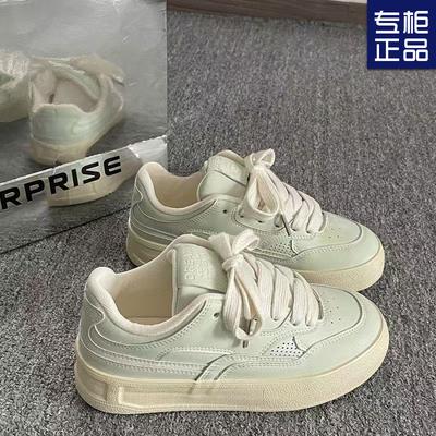 Niche design мятно-зеленый 2025 весна новая студенческая повседневная универсальная обувь детская оригинальная толстая подошва обувь женская