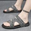 Fashion Fashion Sandals Men Summer Comfortable Adult Mens Casual Slippers Beach Shoes For Men Non Slip Open Toe Sandals Male