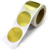 Metallic Steel Seal Label Round Paper Labels 250PCS Award Stickers Certificates