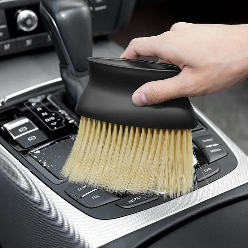 Multipurpose Car Interior Dashboard Dust Dirt Cleaner Cleaning Brush for Car Interior PC Laptop Keyboard Cleaning Brush