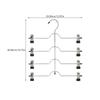 Многослойная металлическая вешалка для брюк и юбок, органайзер для одежды, экономящие место зажимы, для дома, отеля, хранения, вешалки для юбок с зажимами