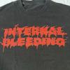 Футболка унисекс с принтом 'Internal Bleeding Band' черного цвета CS143