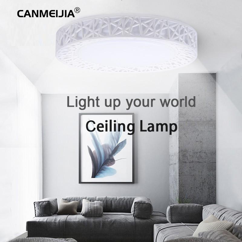 Canmeijia New Bird Nest LED Ceiling Lamp 26cm 16W/30W/50W/70W Super Bright Ceiling Lights Surface Mounted for Living Room Bedroom
