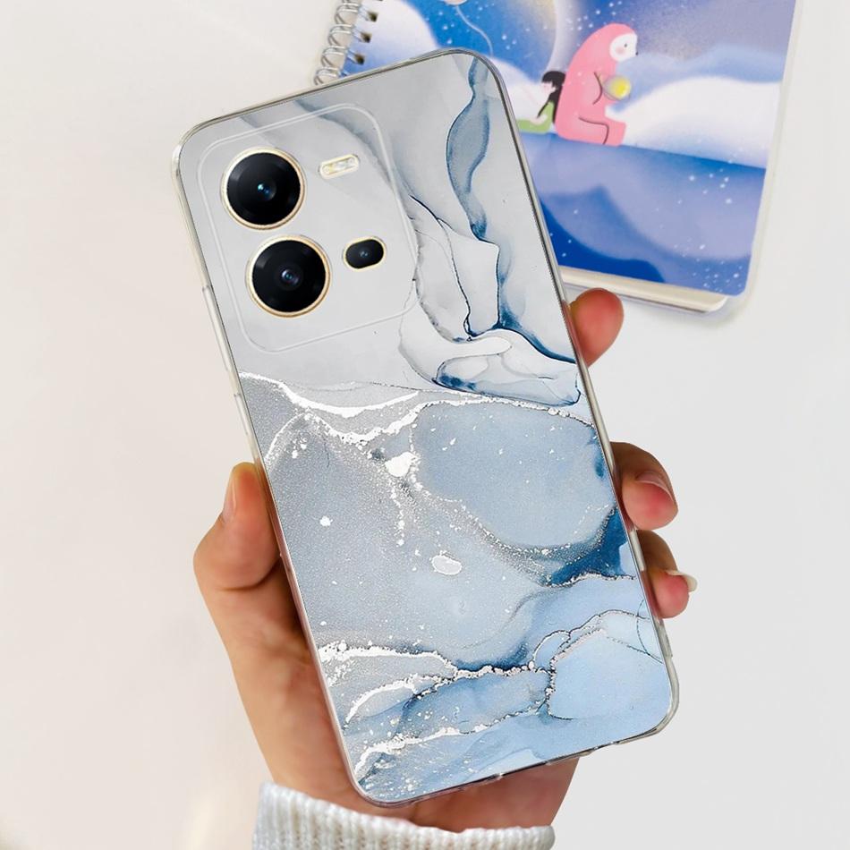 Чехол для Vivo V25 5G Vivo V25e 4G VivoV25 V 25 25E V2202 V2201 Модный Крутой Рисунок Мягкий Силикон ТПУ Чехлы для Телефона