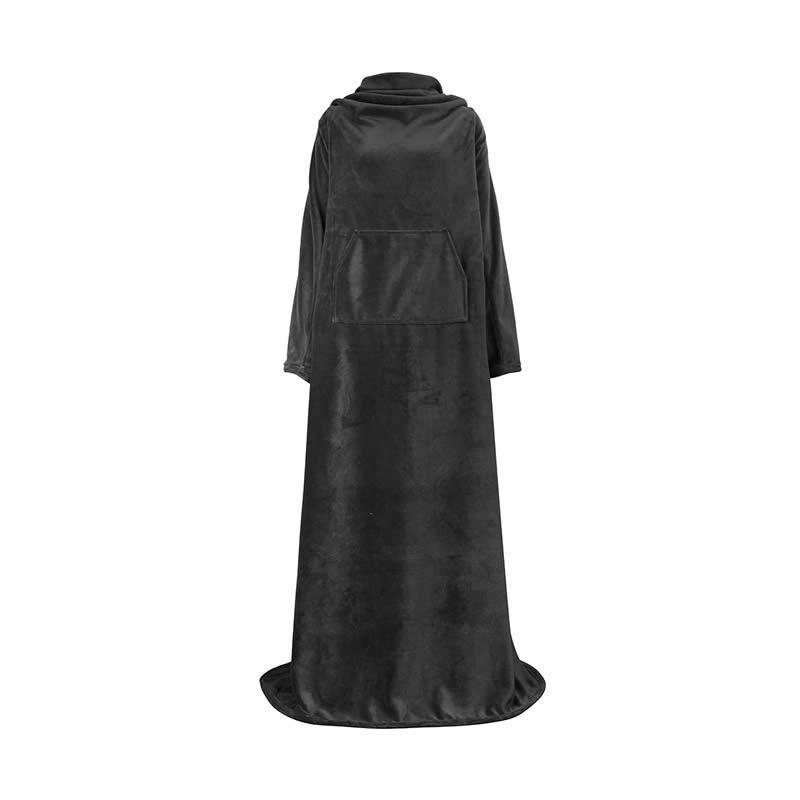 Приграничный ТВ-плед с карманом - Носимый, Антистатический и Многофункциональный Фланелевый Флисовый Плед