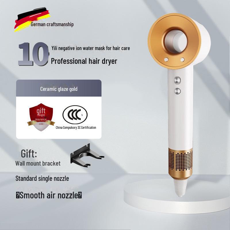 Высокоскоростной фен без листьев 110 В, соответствующий стандартам США и Японии, для домашнего использования, оснащен технологией отрицательных ионов