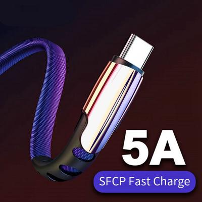 5A USB Type C кабель для быстрой зарядки USB C шнур для передачи данных зарядное устройство для телефона для Samsung S9 S8 Note 9 8 Huawei P20 pocophone F1 кабель Type-C