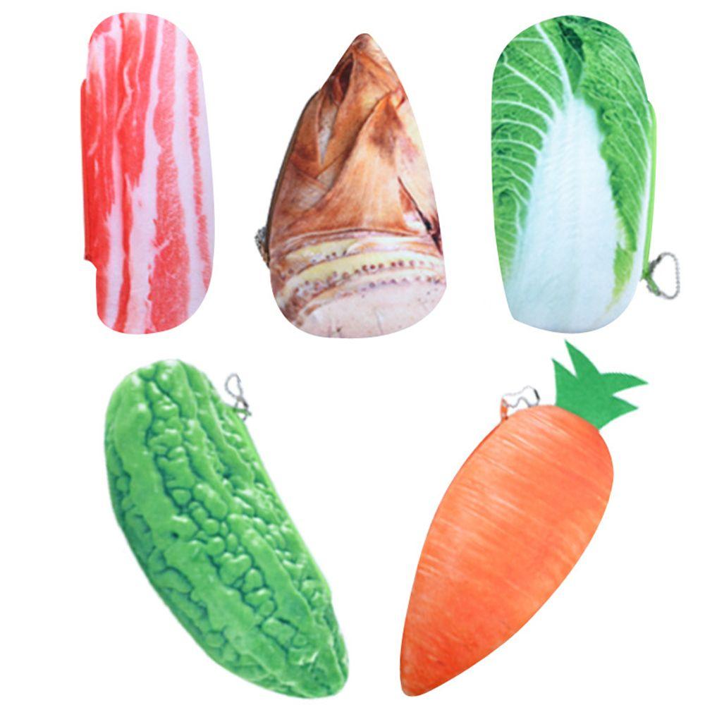 Supplies Pencil Bag Novelty Coin Bag Simulation Vegetable Plush Pencil Case Pen Case Pencil Pouch