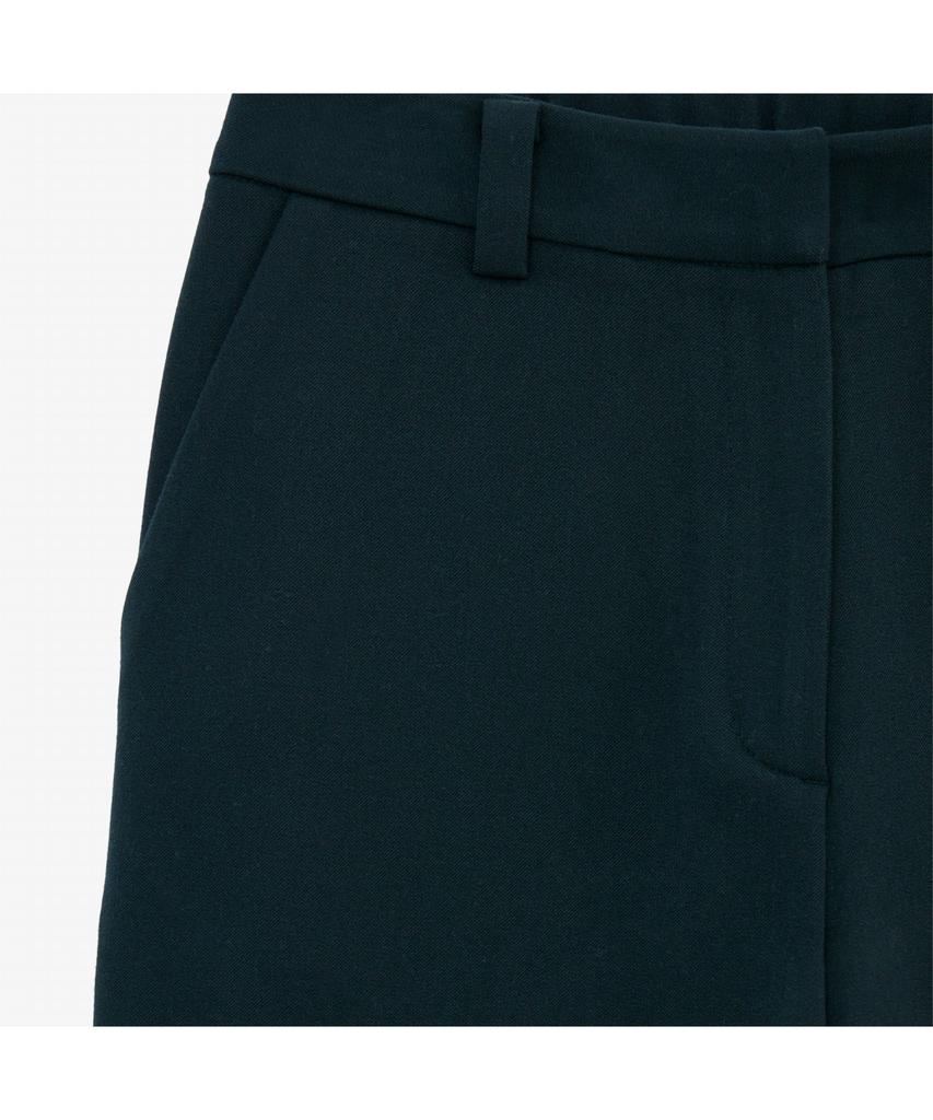 LACOSTE Женские прямые фланелевые укороченные брюки Hf671E-55N Yzp