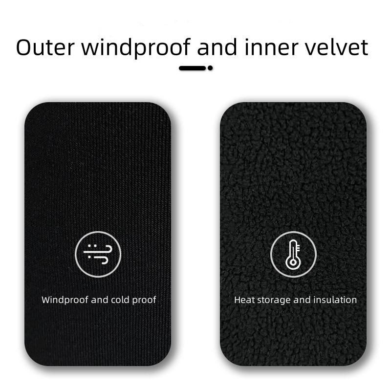 Уличный велоспорт, зимний спортивный инвентарь, толстый ветрозащитный чехол для лыж, мужской и женский, теплый и защитный головной убор для велоспорта