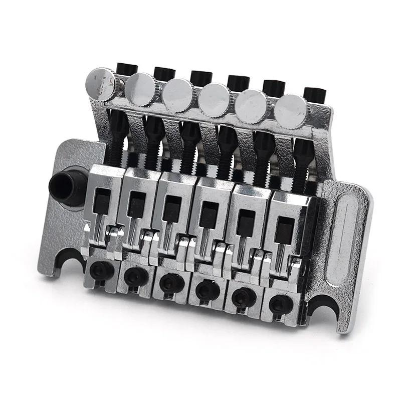 Двухточечная система тремоло-бриджа с рычагом для электрогитары, Цвет Черное Золото Хром, Гитарная Деталь