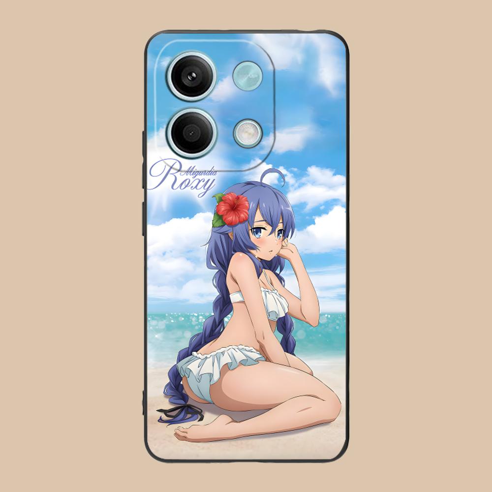 Чехол для мобильного телефона Mushoku Tensei Roxy для POCO F7 F6 F5 F4 F3 F2 Pro GT C75 C71 C65 C61 C40 Pro Ultra с яркой печатью