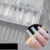 240 Pcs Clear False Nail Tips Full Cover Stick on Nail Press On Nail Artificial Nail Extras Long Nail Tips