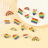 Progress Pride Pins, Pride Pins, Rainbow Enamel Pins, Rainbow Breast Pins