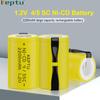 4/5 SC Battery 4/5SC Rechargeable Battery Ni-Cd 1.2V 2200mAh Sub C Battery with Tab for Electric Drill DIY Screwdriver