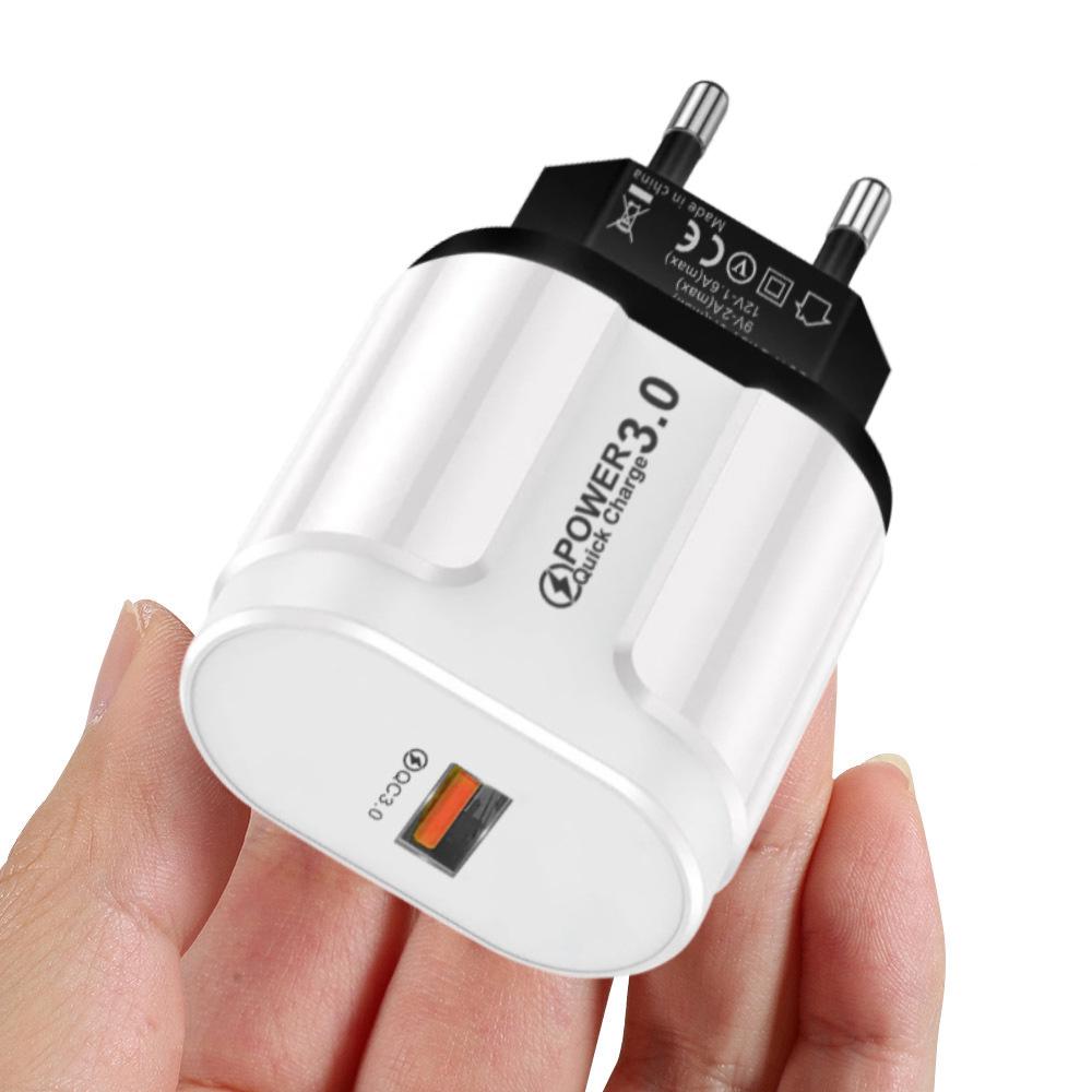 Многопортовое зарядное устройство GaN Европейского стандарта PD33W QC3.0 с быстрой зарядкой 9В/12В