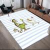 Olympiacos CFP Flannel Pattern Square Carpet,Area Rug,Carpet Rug for Living Room Bedroom Sofa Playroom Decor,Non-slip Floor Mat
