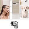 90 Degree Shower Head Elbow Adapter Shower Arm Angle Adapter for Wall Mounted Shower or Hand Shower Easy Install