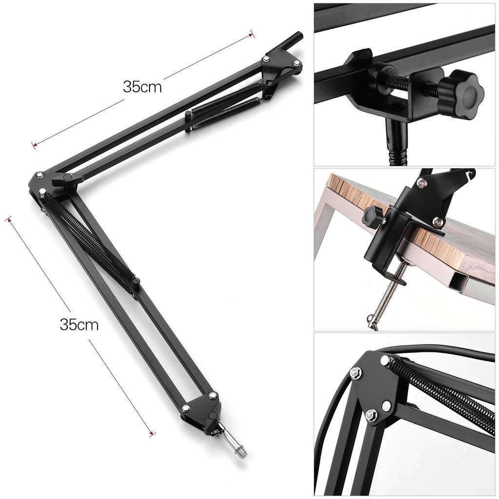 Профессиональный комплект конденсаторного микрофона для студии вещания и записи с внешней звуковой картой + микрофон