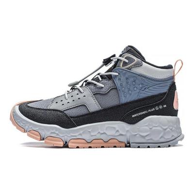 Li Ning Детские Yunding 2.0 Флис Теплые Амортизирующие Износостойкие Отскок Средний Верх Уличная Обувь Детская Обувь Серый YKET002-32
