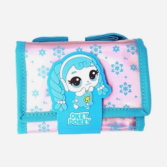 Catch Tinipping Necklace Strap Children's Three-fold Wallet, a Popular Character In Korea