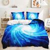 Bed Three-Piece 3D Pattern Creative Quilt Cover 3D Digital Printing Kit